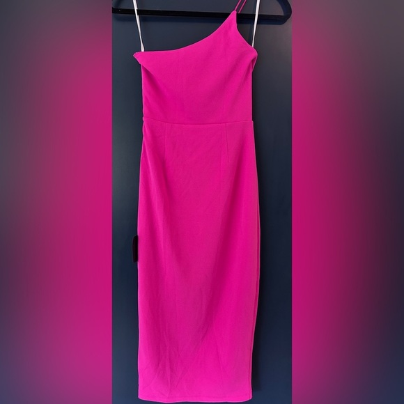 Lulus All About The Glitz One-Shoulder Dress - Picture 8 of 8